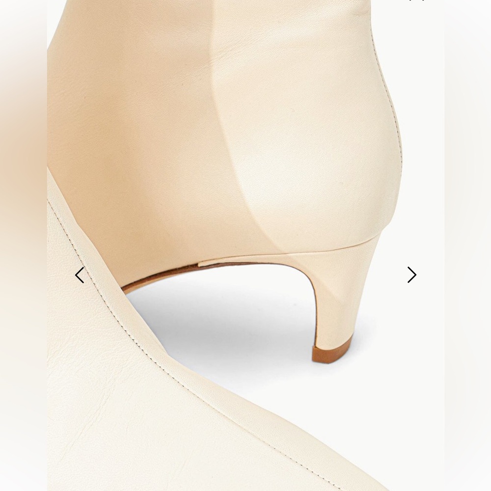 NWOT STAUD WALLY ANKLE BOOT CREAM - Picture 4 of 13